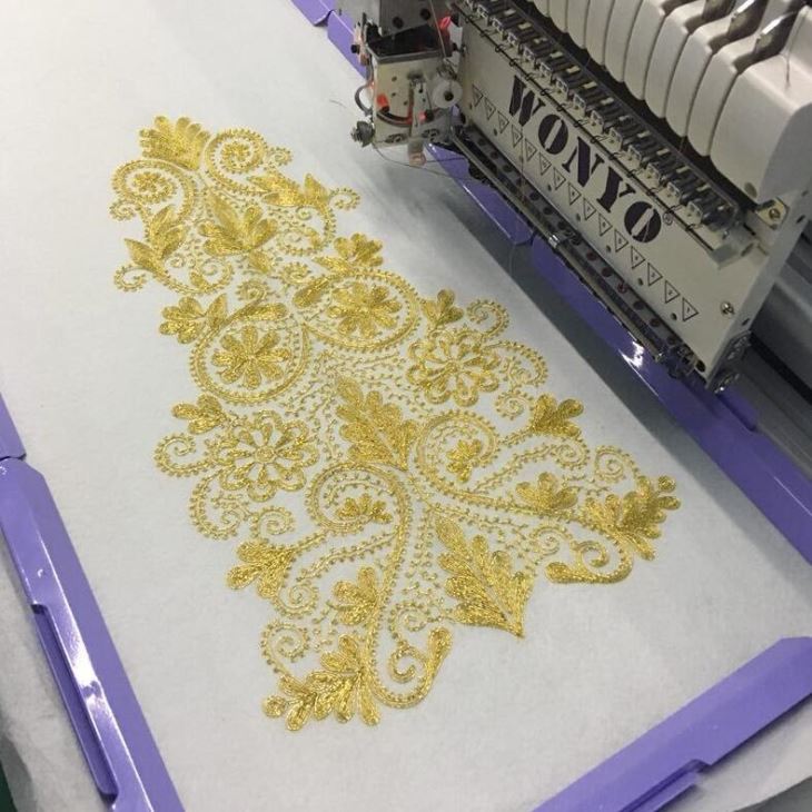 1 Heads Computerized Flat Embroidery Machine 