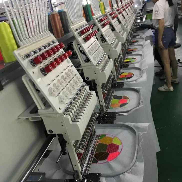 10 Heads T-shirt Embroidery Machine High Speed Cap Embroidery