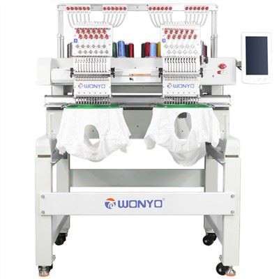 2 główka Custom cekiny i zwojnica hafciarka Machine